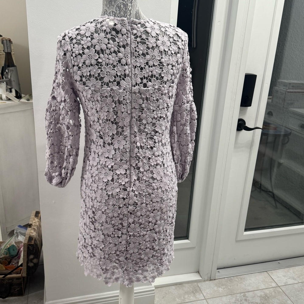 Shoshanna Lilac Floral Mini Dress - Picture 7 of 13